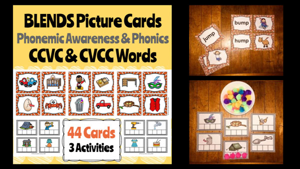 teach consonant blends ccvc and cvcc words