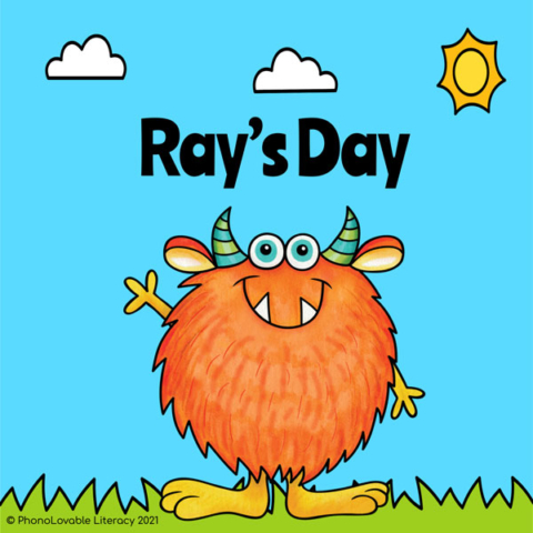 decodable text rays day long a