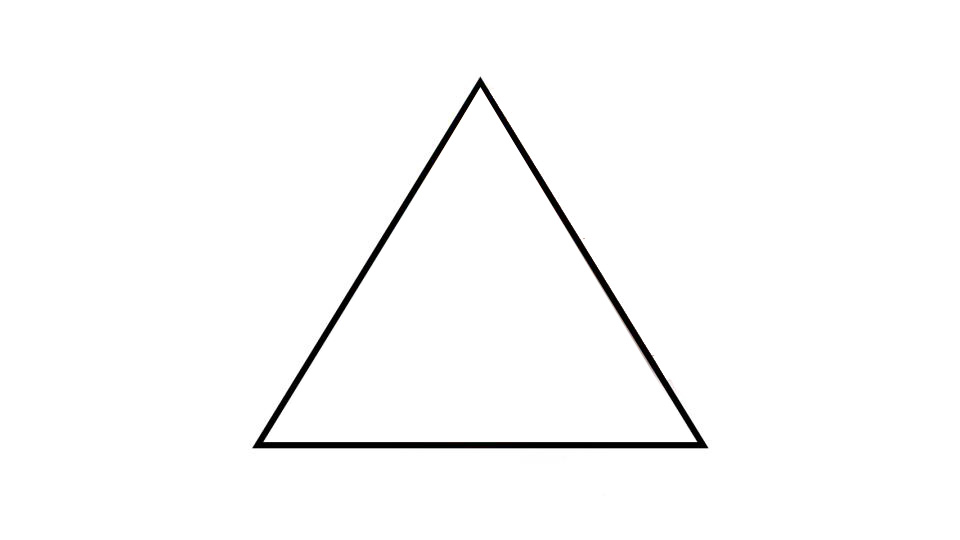 blank triangle