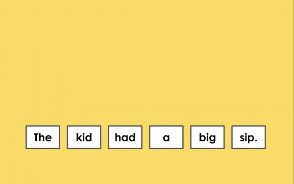 short i cvc decoding sentences picture