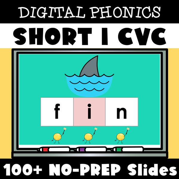 short i cvc word practice cover