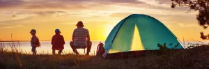 Letter sound t featured image of a tent.