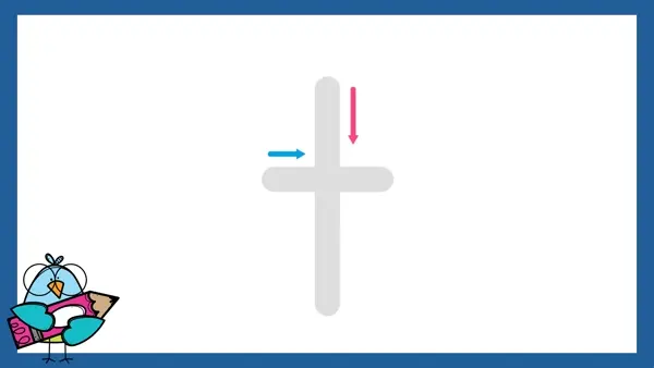 Letter t sound formation animation with lines.